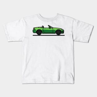 Spirited Green Mazda Mx-5 Miata NC (Mk3) Kids T-Shirt